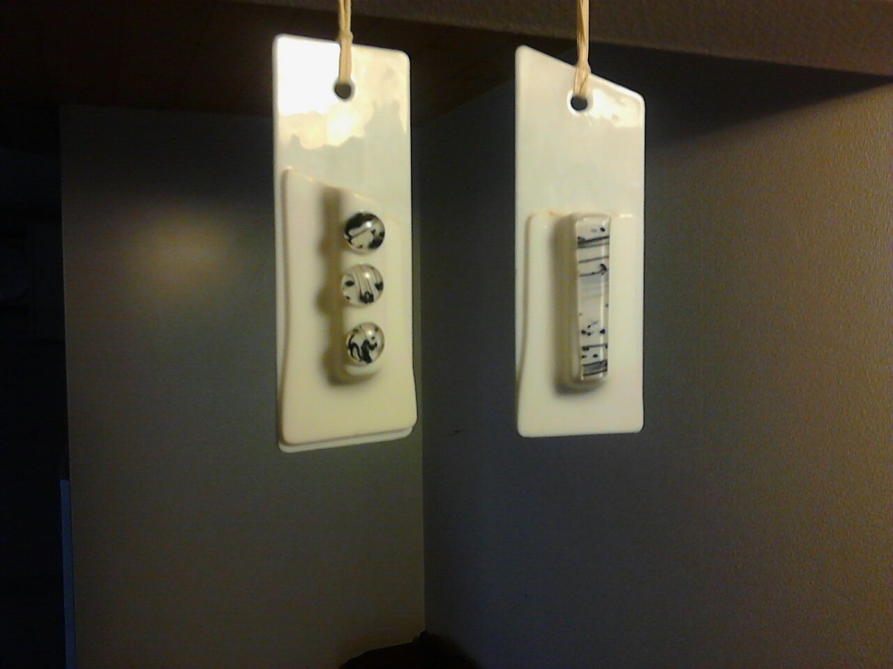 フュージングとスラッピング 阿部ゆう子 エッチングと絵付けのステンドグラス