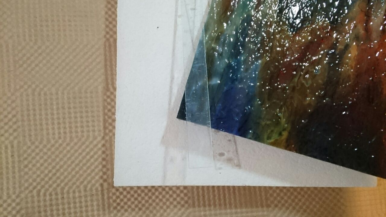 フュージングandスラッピング 阿部ゆう子 エッチングと絵付けのステンドグラス