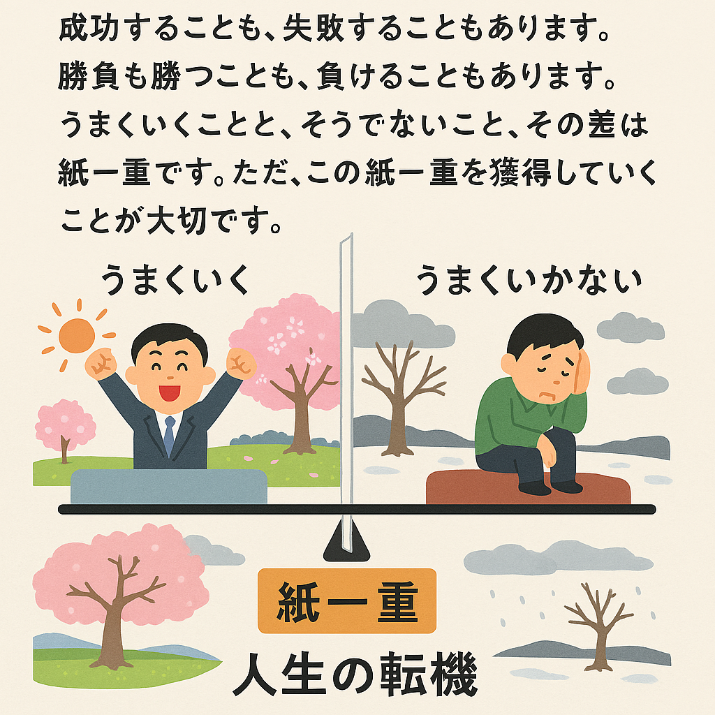 人生は敗者復活戦。いつも、負けてから始まる。負けて終わりではなく、その後どうするか:リーダーのためのキャリア・デザイン・カフェ