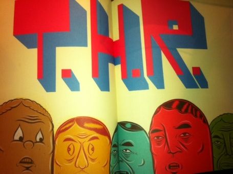 バリーマッギー　Barry McGee T.H.R. /D.F.W アートブック T.H.R. by Barry McGee at The Golden Rays