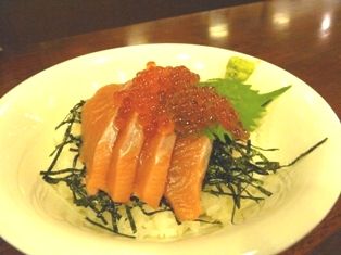 鮭とイクラの親子丼&チェプオハウ 005