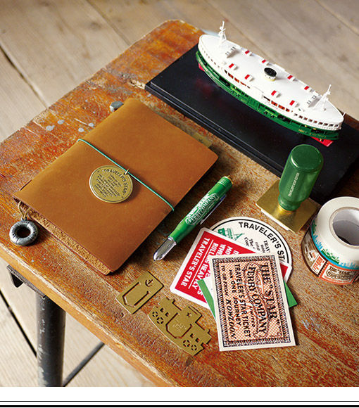 トラベラーズノートパスポート5周年スターフェリーリフィル、スタンプ