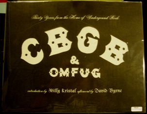 BOOK】 「CBGB And Omfug: Thirty Years From The Home Of Underground