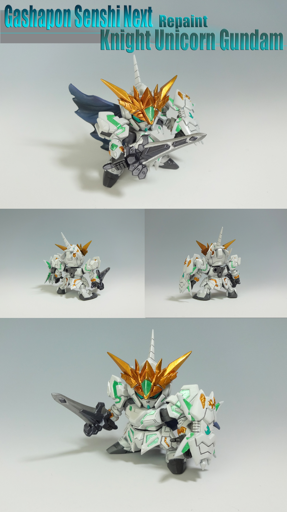 ガシャポン戦士next 19 騎士ユニコーンガンダム ビーストモード 塗装 がんだむ こんば じ けんきゅ じょ 仮 ｴ ノ