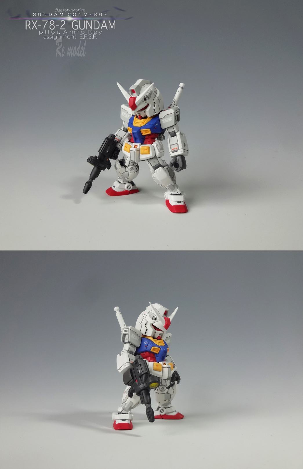 即納 最大半額 ガンダムコンバージ ジム イラスト風塗装 国内正規品 限定 Stcbauan Com