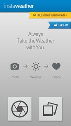 Instaweatherトップ