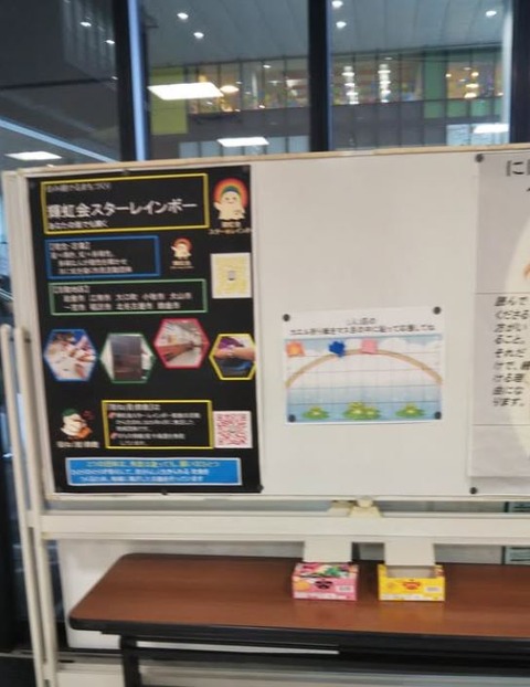 輝虹会スターレインボー一宮支部の活動展示