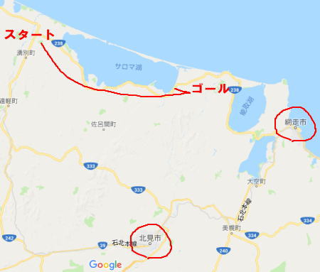 サロマコース大雑把