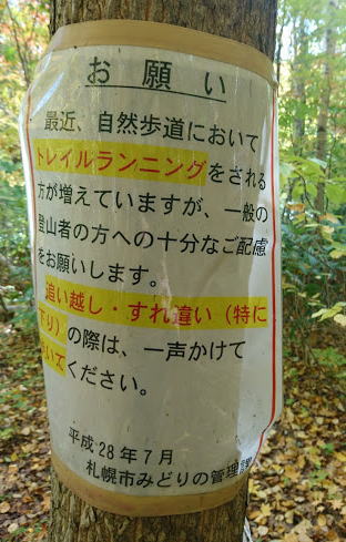 トレイルランお願い