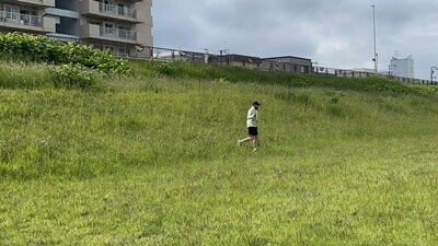 トレラン河川敷練習