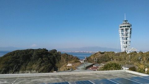 江ノ島からの富士山