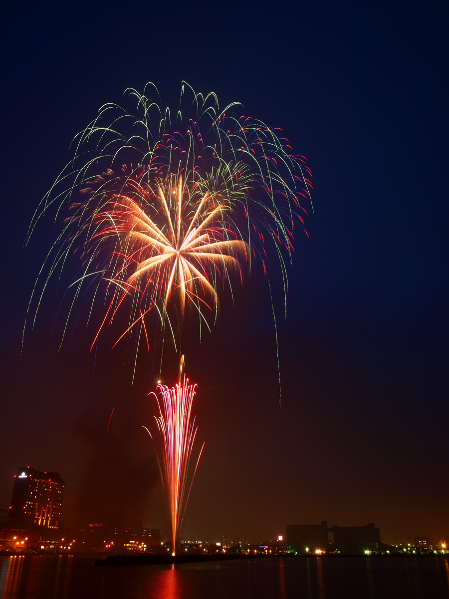 花火写真 23 8K 3D VR180 ] 足立の花火 2023 超立体視 3D 花火