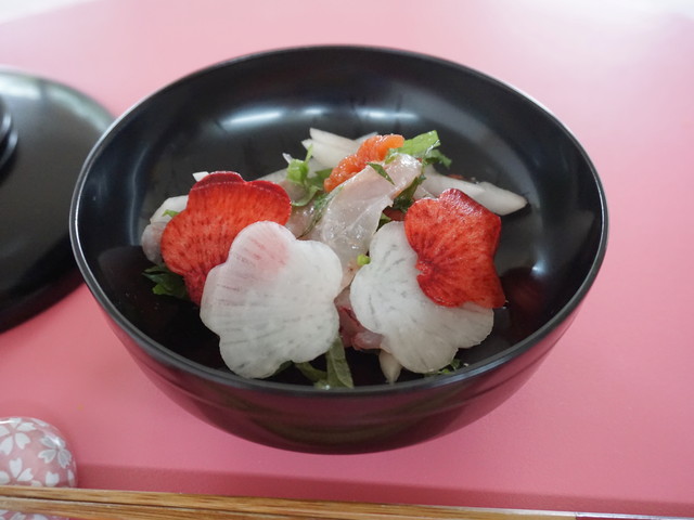 梅の花咲くお刺身カルパッチョ Bienvenue Chez Nous ようこそ我が家へ Powered By ライブドアブログ