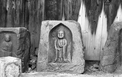 柳本迎蓮寺善教作地蔵立像石仏 (3)