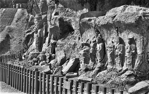 臼杵石仏第1龕躯体阿弥陀磨崖仏