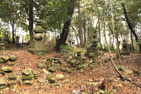 長岳寺墓地五輪塔2