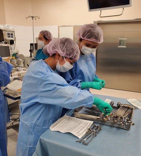 器械展開（並べ方）