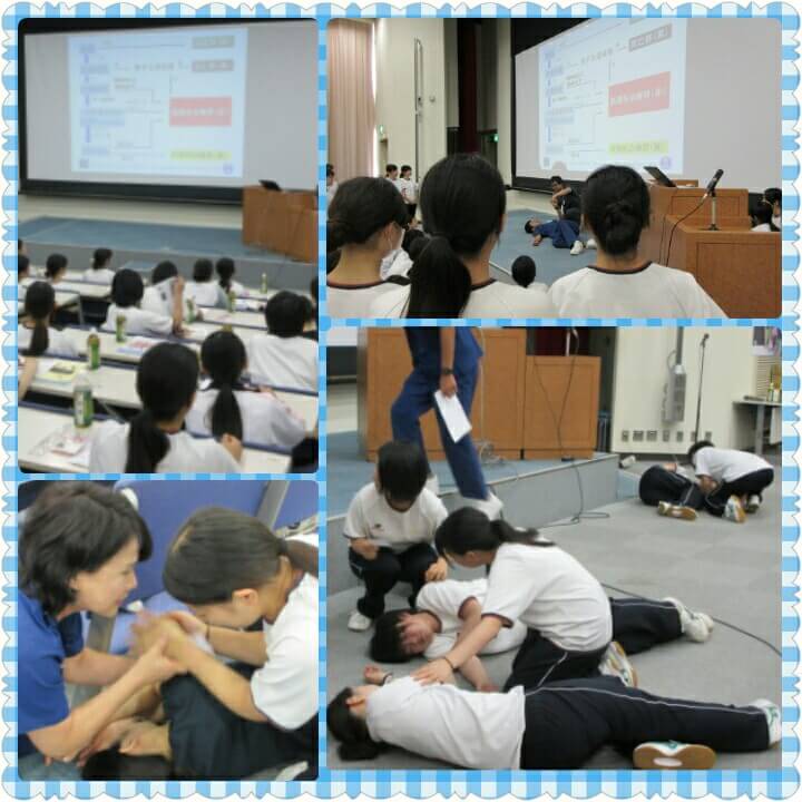 長崎玉成高等学校見学実習開催 聖マリアンナ医科大学病院 看護部公式ブログ ーmari Cafeー