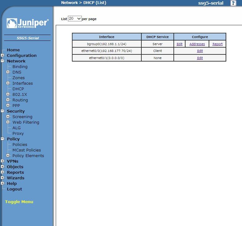 DHCPlist