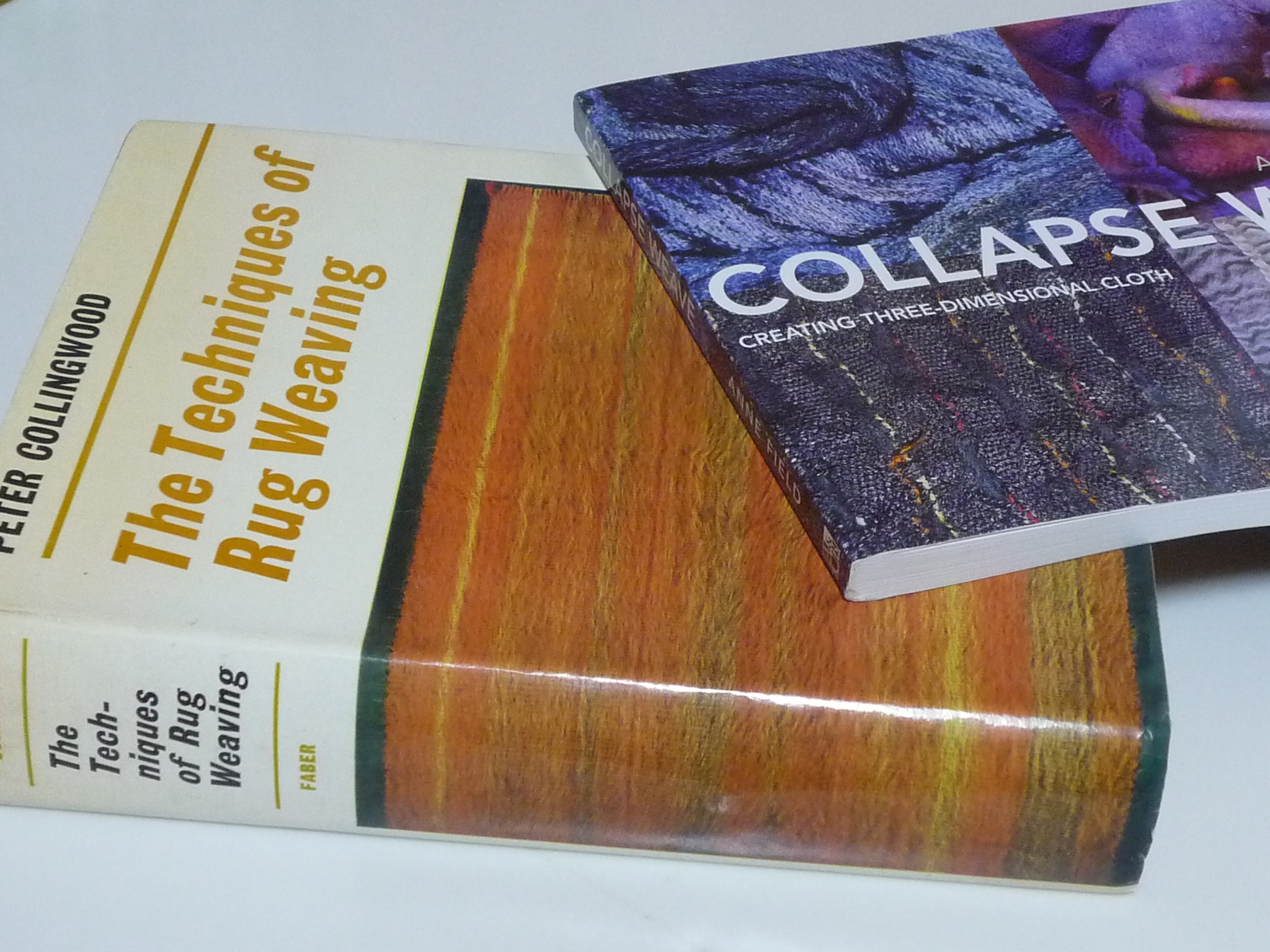 ピーターコリンウッドの本！とCollapse（しぼのある織り