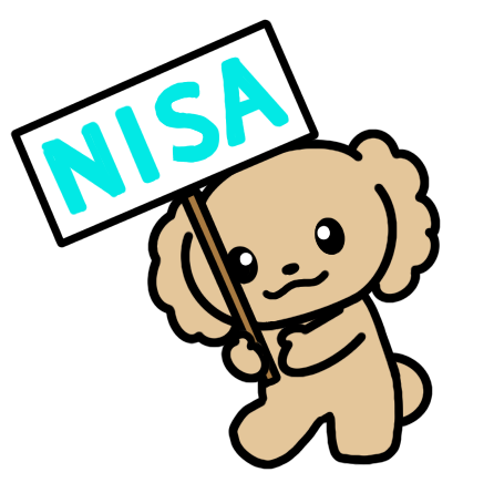 イラスト Nisaを推奨する犬のイラスト いぬまんの生きのこり株式投資