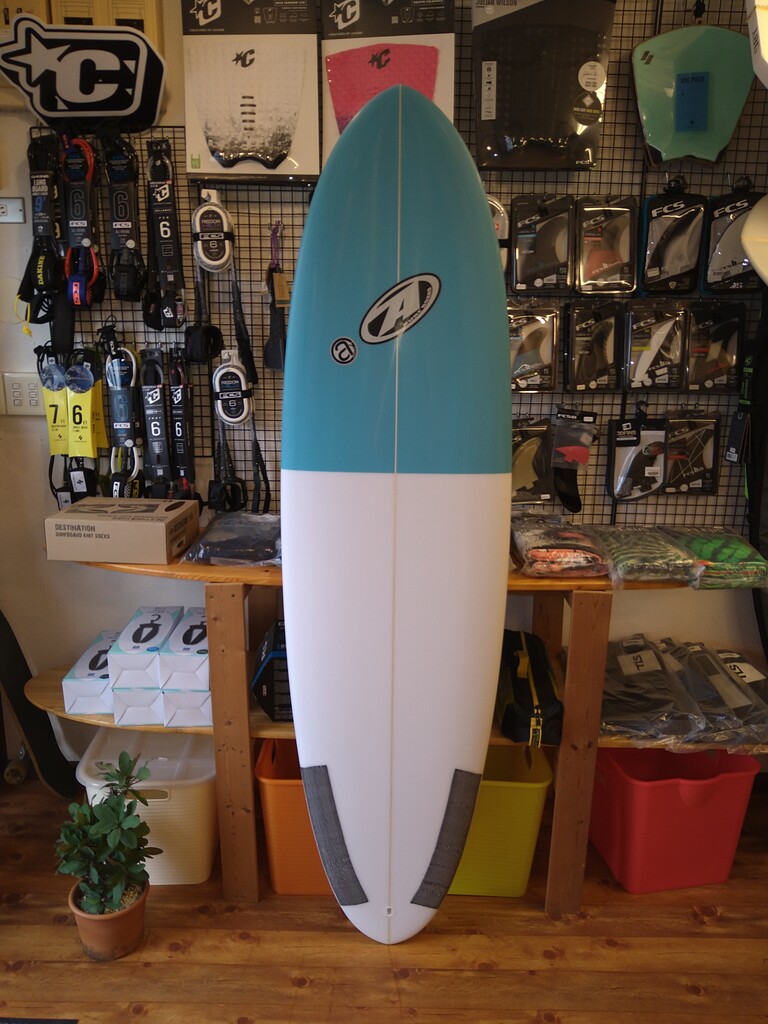 9'4 シングルフィン マイヤーズサーフボード ログ