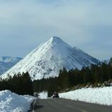 Black Butte with snow, 1-27-10, 3 web