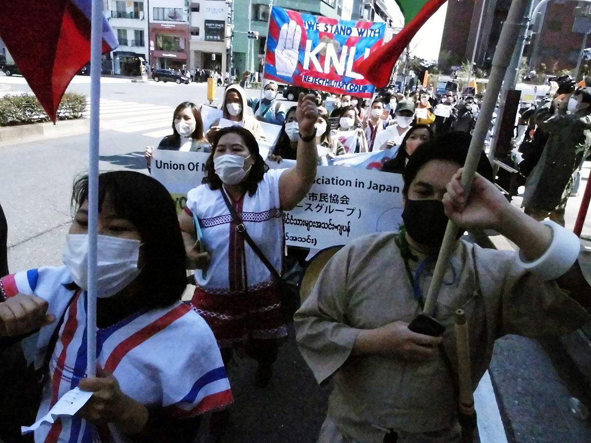 軍事クーデターに抗議する3 27渋谷デモ 改憲 戦争阻止 大行進 実行委員会