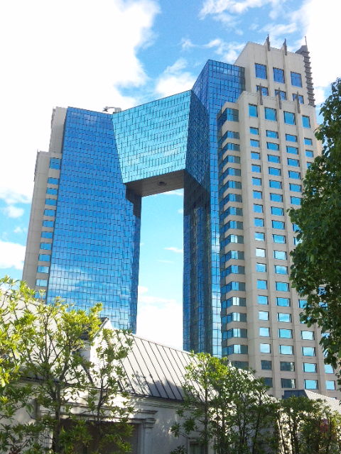 12年夏の散策 お台場散策 東京ビックサイト お台場海浜公園 東京散歩 四季のイベント 花の歳時記 食べ歩記