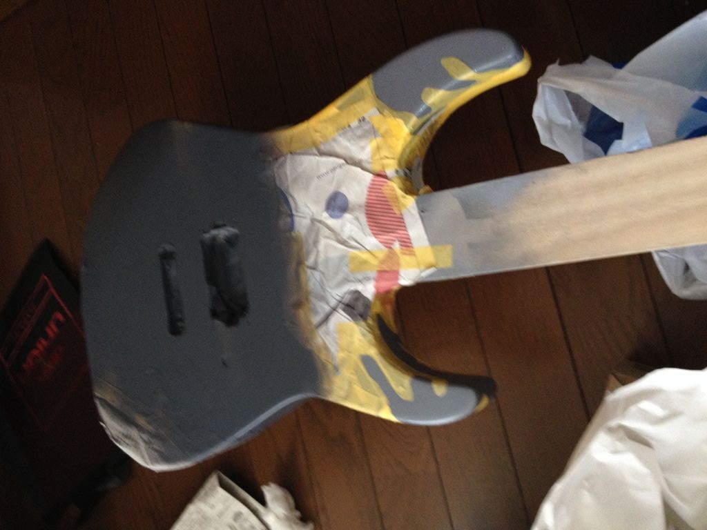 Slayer Jeff Hannemanのシグネイチャーモデルを作ってみる 塗装編 てきとう 健全