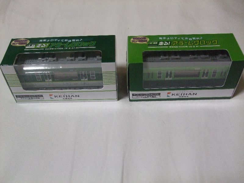 20周年記念 ホーム＆キッチン 京阪電車5000系 走るアラームクロック 時計