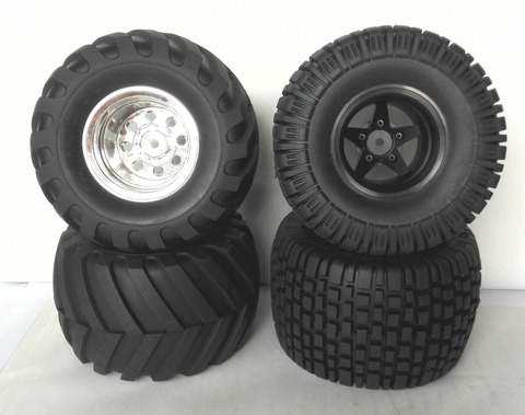 タミヤのタイヤと比較 ワイルドウイリー2 用 ブロック タイヤ GYAR RC