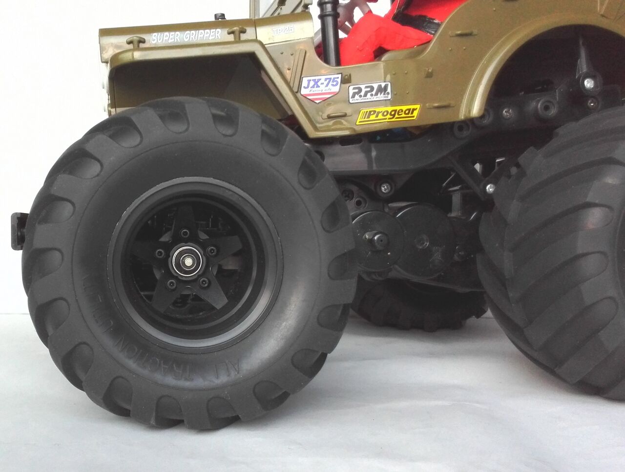 期間限定値下げ】小鹿タミヤ製品⬛️初代ワイルドウィリー 黒⬛️ゴム