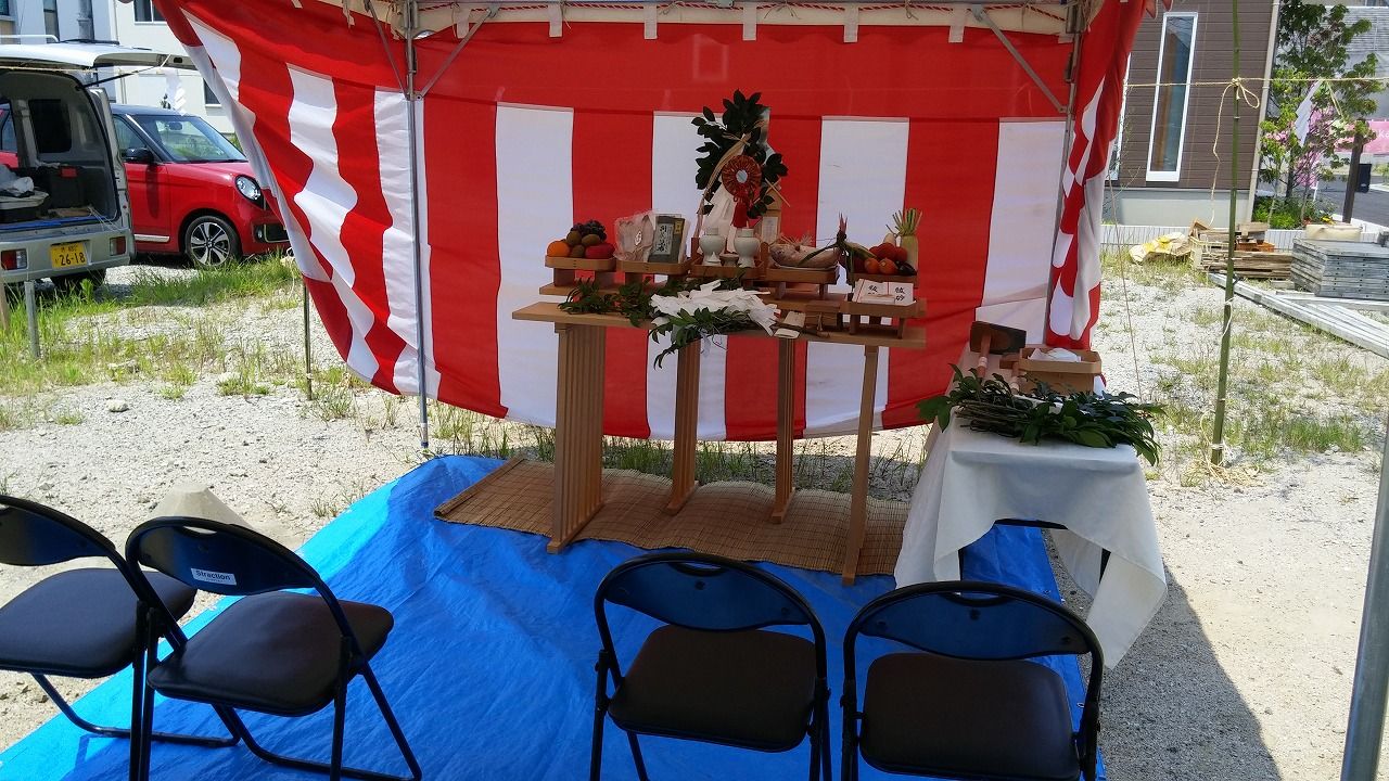 地鎮祭 会場設営・手配 ストラクション 大阪府 八尾市南太子堂 にて地鎮祭! 地鎮祭 会場設営・手配 ストラクション 大阪府 八尾市南太子堂 にて地鎮祭!