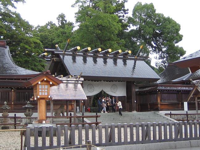 神社の千木と鰹木の話 : 路上日記 神社・仏閣