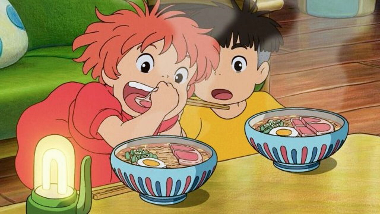 ジブリ飯 ハムラーメン おやじの料理日記 ジブリ飯 ハムラーメン おやじの料理日記