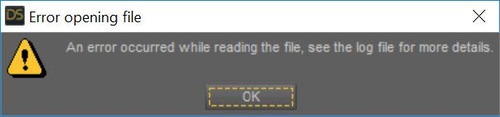 Error Opening File