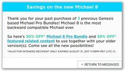 Savings on the new Michael 8