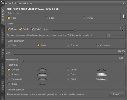 Tool Settings