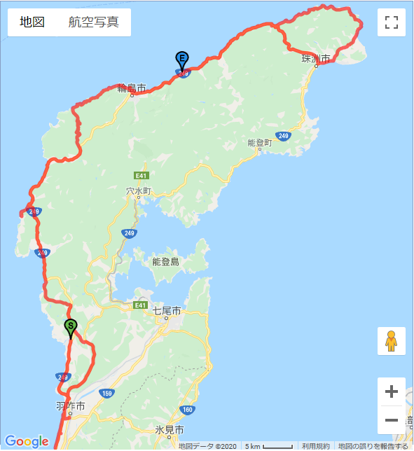 車中泊の旅 能登半島 5 7 風に吹かれて
