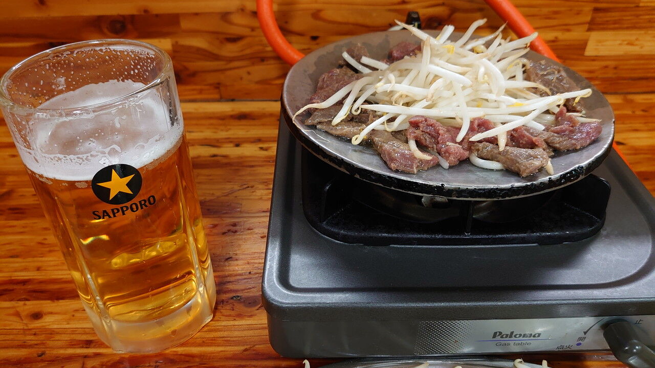 士別でジンギスカン 花の友 風に吹かれて