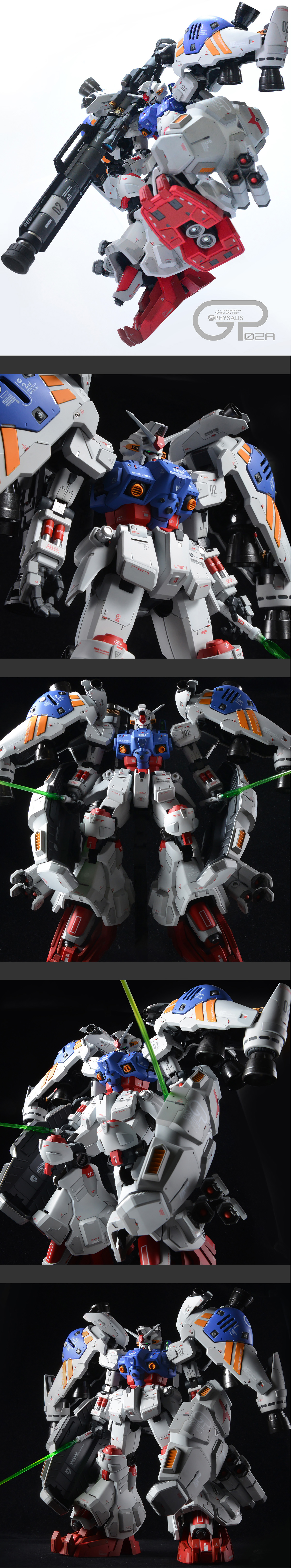 MG GP02 サイサリス 機動戦士ガンダム0083 1/100 全塗装 ガンプラ 完成