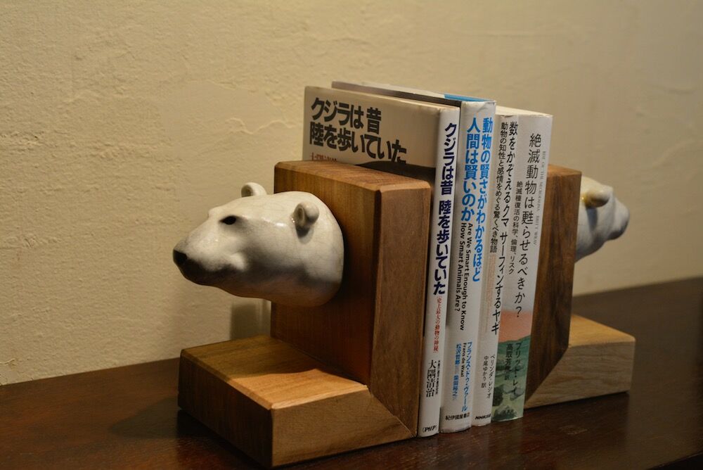 特売 ブックエンド 本立て シロクマ - kinsyukuya.co.jp
