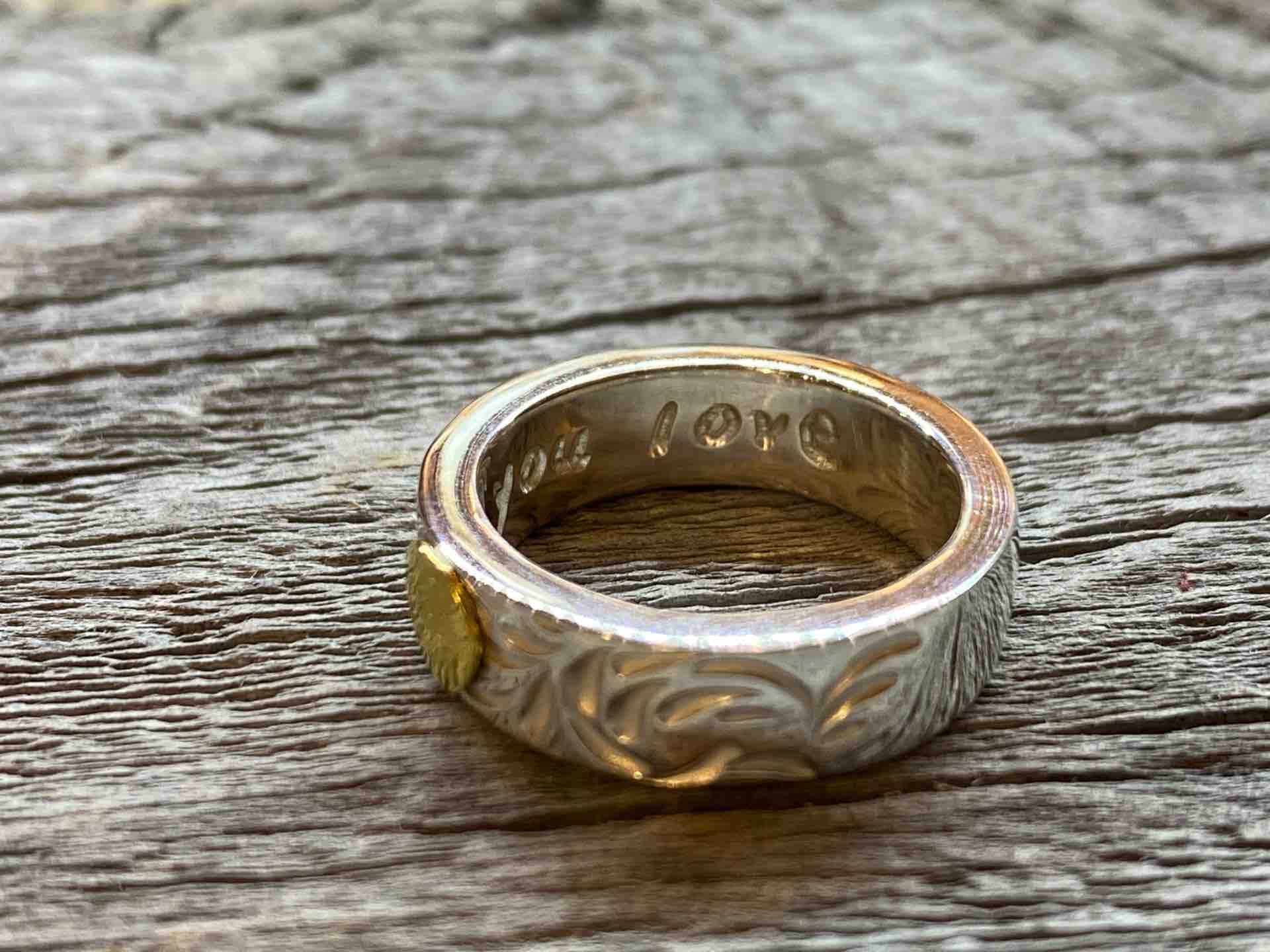 studio t&yシルバー ゴールド リング　唐草模様 1997年 Love the life you live.Live the life you love. : STUDIO T&Y Blog