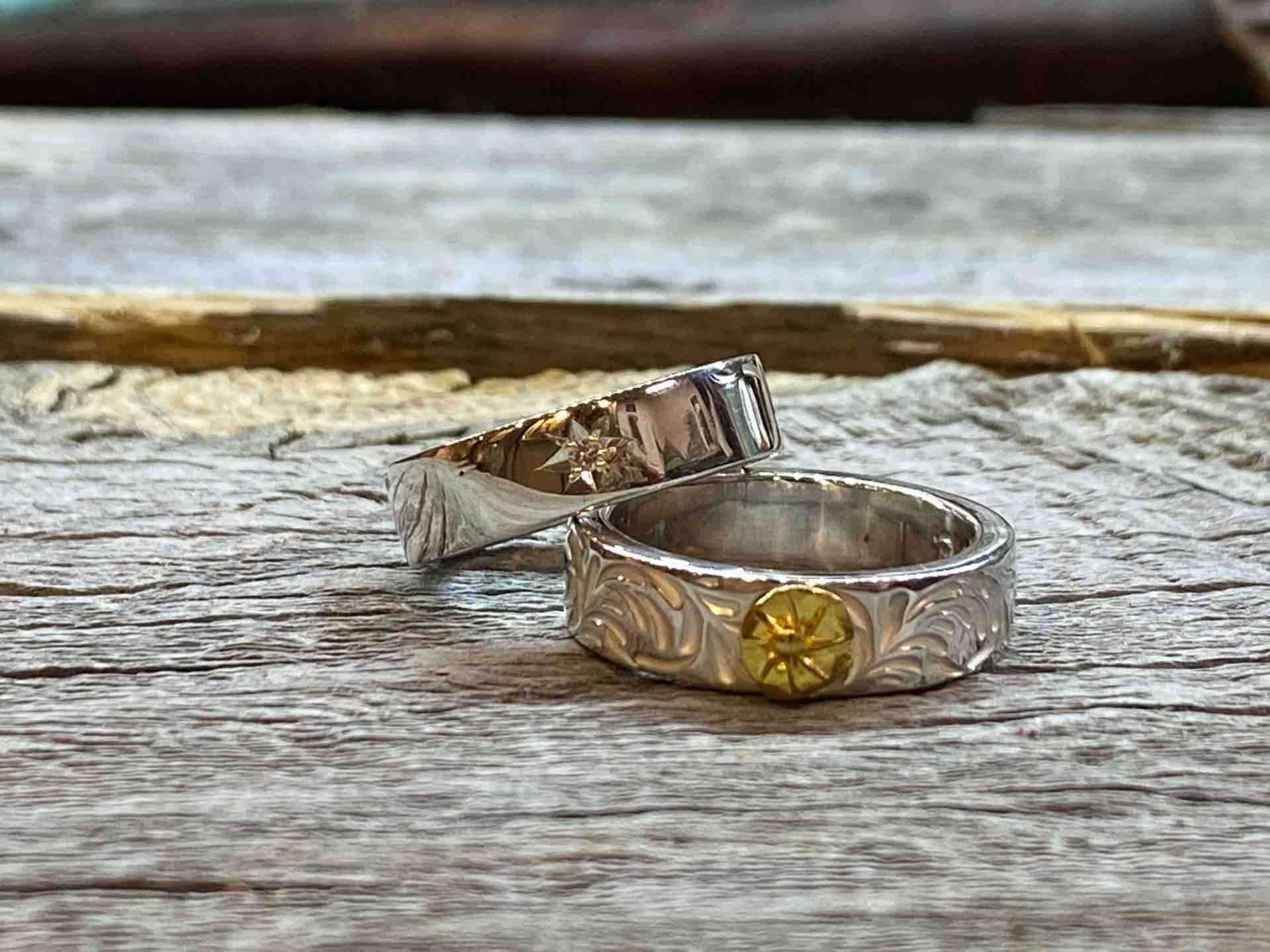 studio t&yシルバー ゴールド リング　唐草模様 1997年 Love the life you live.Live the life you love. : STUDIO T&Y Blog