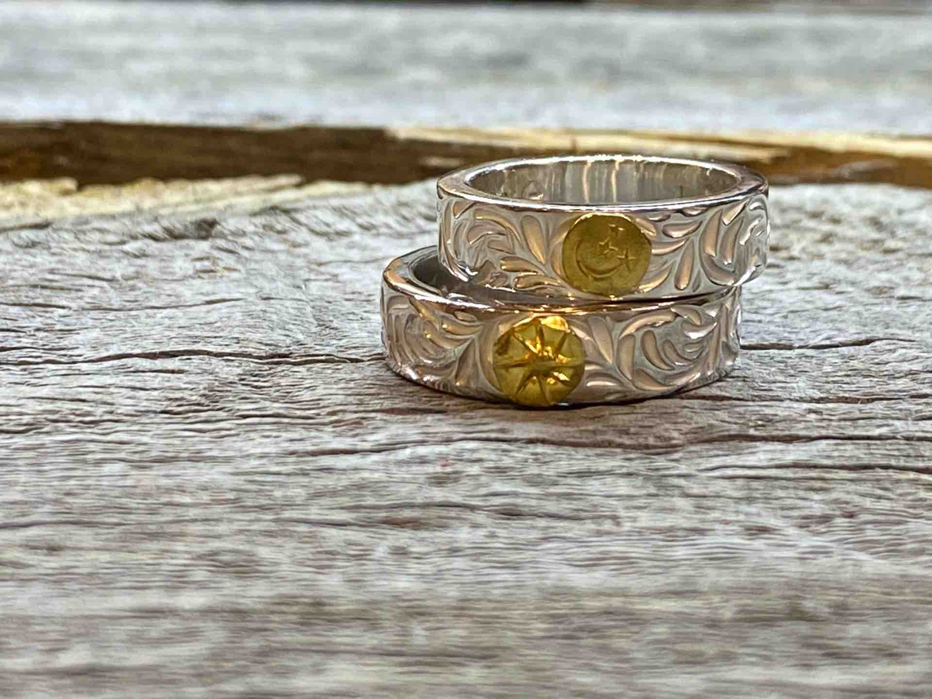 スタジオ　Studio T&Y 内側唐草　リング　指輪 スタジオ Studio T&Y 内側唐草 リング 指輪