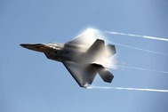 F-22ーRaptorが大空へ飛行