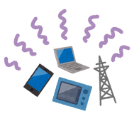 電磁波のイメージイラスト