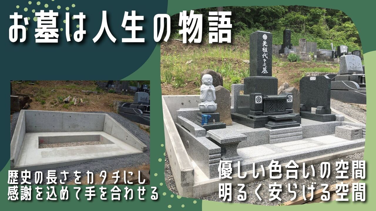 お墓は人生の物語G家のコピー