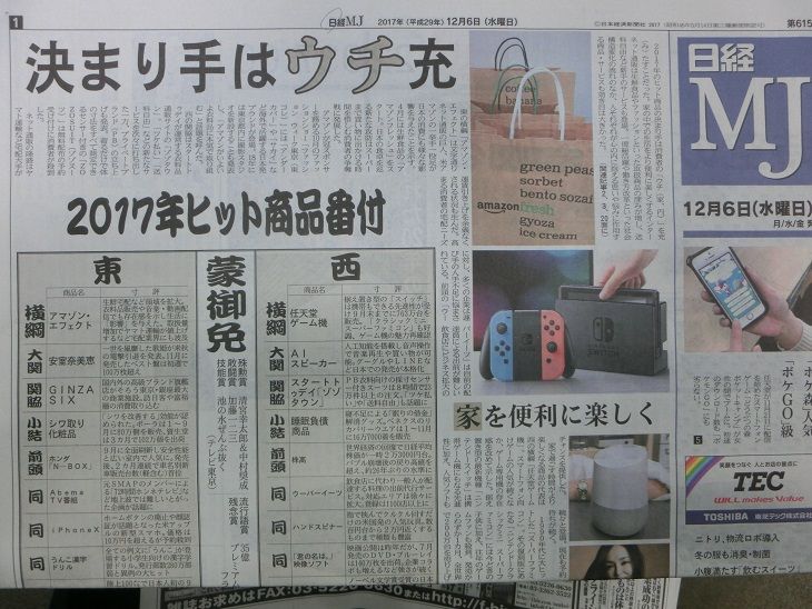 17年 ヒット商品番付 Zakkan 17年 ヒット商品番付 Zakkan